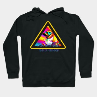 Don't Feed the Love Duck Hallucinogens - Cute and Quirky Psychedelic T-Shirt Hoodie